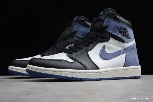 Cheap Blue Retro 1 OG Air Jordan 555088-115 Moon High 0629